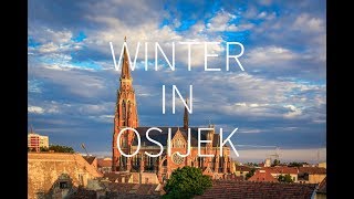 WINTER IN OSIJEK  CROATIA [upl. by Araeit]