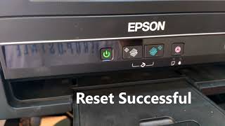 HOW TO RESET EPSON L360 L220 L130 L310 L365 Waste Inkpad Counter [upl. by Ilenna]