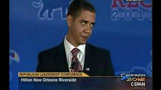 Obama Impersonator at Republican Leadership Conference [upl. by Winifred]