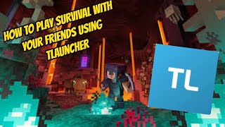 How To Play Survival Minecraft with Friends on TLauncher 2021 [upl. by Naomi]