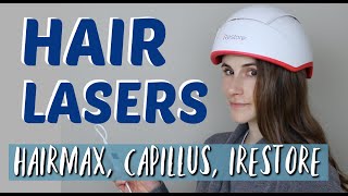 LASER THERAPY FOR HAIR GROWTH REVIEW HAIRMAX CAPILLUS IRESTORE DR DRAY [upl. by Fiorenze]