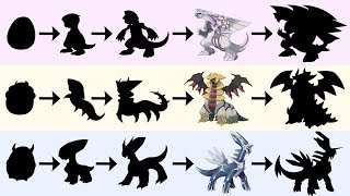 Giratina Palkia Dialga Evolutions amp Eggs  Pokemon Gen 8 Fanart [upl. by Partridge]