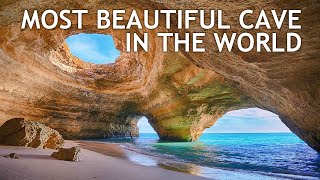 Most Beautiful Cave in the World  Benagil Portugal [upl. by Parry592]