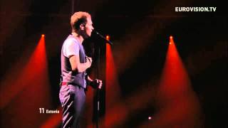 Ott Lepland  Kuula  Estonia  Live  Grand Final  2012 Eurovision Song Contest [upl. by Koloski]