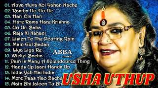 Best of USHA UTHUP  Blockbuster Hindi Songs Collection  Superhit Bollywood Songs  Pop Songs [upl. by Aikemot]