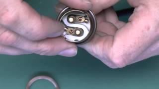 Metal Bayonet Lampholder Wiring amp Testing [upl. by Sakmar118]