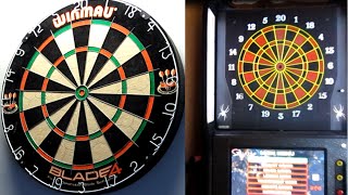 Comparing Dartboard Segment Sizes  Steel Tip v Soft Tip [upl. by Werda]