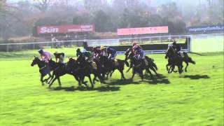 2014 JCB Triumph Hurdle on board  Tiger Roll  Racing TV [upl. by Cirdek]