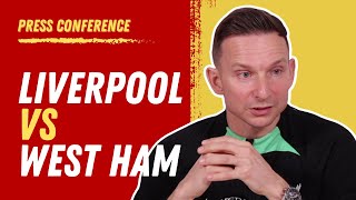 Liverpool vs West Ham  Pepijn Lijnders PreMatch Press Conference [upl. by Faythe]