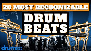 The 20 Most Recognizable Drum Beats [upl. by Drawets923]