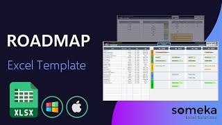 Roadmap Excel Template  Product Planning and Process Management Tool [upl. by Marilin691]