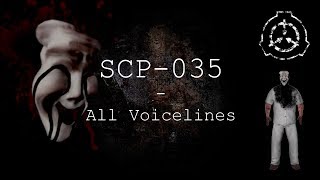 SCP035  All Voicelines with Subtitles  SCP  Containment Breach v1311 [upl. by Docia788]