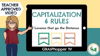 Capitalization Rules for Kids  6 Capital Letter Rules in English Teaching Video [upl. by Dihgirb676]