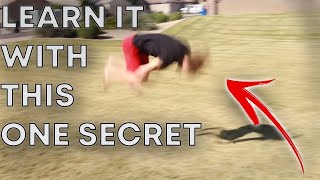 How To Do A Frontflip On Ground For Beginners [upl. by Oalsinatse]