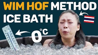 Trying the Wim Hof Method Workshop in Bangkok Thailand [upl. by Aisatal]