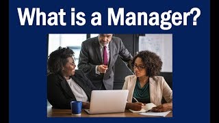 What is a Manager [upl. by Macur781]