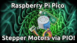 Raspberry Pi Pico Stepper Motors via PIO [upl. by Anahsohs721]