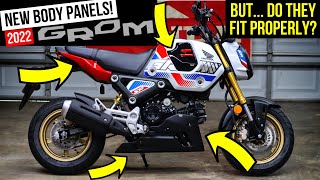 Installing New Honda Grom Mods Plastics  Body Panels from SNB Product at Zeed Parts  MSX125 [upl. by Christophe]