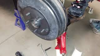 2006 Suzuki Grand Vitara rear shock replacement [upl. by Edgardo965]