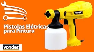 Pistolas Elétricas para Pintura VONDER  Loja do Mecânico [upl. by Euqinahc]