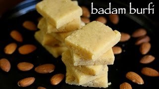 badam burfi recipe  almond burfi recipe  badam katli recipe [upl. by Narra961]