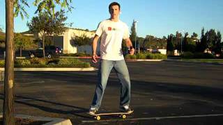 An Exercise to Increase Beginner Balance on a Skateboard [upl. by Swihart]