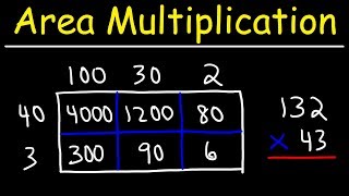 Math  Area Model Multiplication [upl. by Ulyram390]