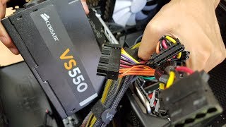 How To Remove A Power Supply Unit From A PC Case  Basic PC Build amp Repair Skill [upl. by Ulita]