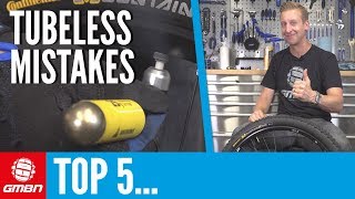 Top 5 Mistakes Youll Make When Going Tubeless  Mountain Bike Maintenance [upl. by Kareem]