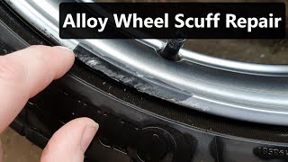 Kerb Rash amp Alloy Wheel Scuff Repair at Home [upl. by Lyons]