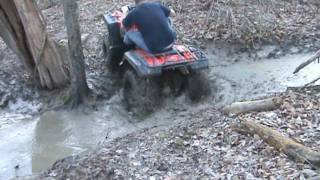 4x4 atv vs 2wd sport atvtrail riding [upl. by Yenahs524]