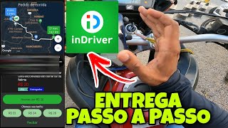 NOVO APLICATIVO INDRIVE  ENTREGA PASSO A PASSO [upl. by Ahsahs]