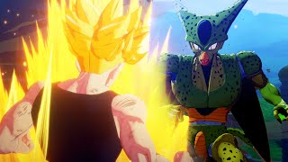 Dragon Ball Z Kakarot  Future Trunks Destroys the Androids amp Imperfect Cell Boss Fight [upl. by Nayk]