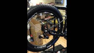 275 650b Vee Rubber Trax Fatty 325quot tire on fat bike [upl. by Burr502]