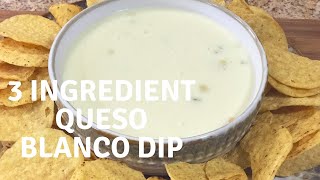 3 Ingredient Queso Blanco Dip Mexican Restaurant Style with Chef Kristi [upl. by Leahicm111]