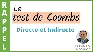 18 TEST DE COOMBS directe et indirecte [upl. by Jerusalem]