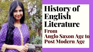 History of English Literature  All the Literary Ages explained [upl. by Ayerf]