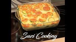 Gratin de courgettes facile et rapide  Easy and quick zucchini Gratin [upl. by Nazay]