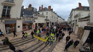 🔴 Manifestation contre le Pass Vaccinal à Tours [upl. by Hgielar337]