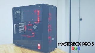 Cooler Master MasterBox Pro 5 RGB Review  Features Design and Innovations [upl. by Cottrell435]