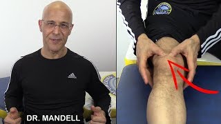 FIX KNEE PAIN SUPER FAST RELEASING SCAR TISSUE  Dr Alan Mandell DC [upl. by Pepe]