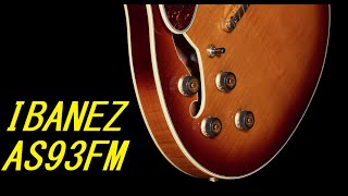 Ibanez AS93FM 2020  First Impression [upl. by Auric802]