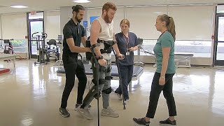 ReWalk exoskeleton therapy at Helen Hayes Hospital [upl. by Filippo970]