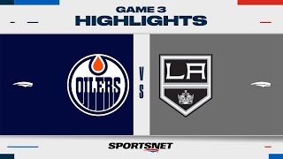 NHL Game 3 Highlights  Oilers vs Kings  April 26 2024 [upl. by Riana]