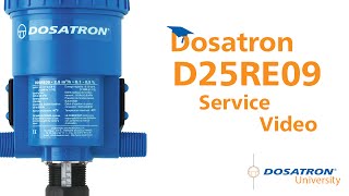 Dosatron D25RE09 Service Video [upl. by Lisbeth]