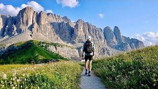 Solo Hiking 50 Miles on Alta Via 2 Dolomites Italy [upl. by Fritz]