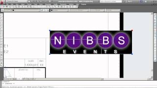 AutoCAD Inserting Images amp Logos [upl. by Rother]