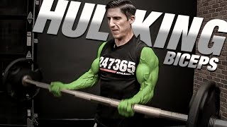 How to Get Big Biceps  GUARANTEED Hulk Arms [upl. by Chassin646]