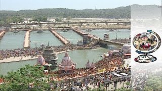 Watch the Kumbh Mela Bathing Festival in Haridwar [upl. by Danit]