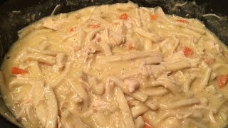 Slow Cooker Chicken Noodles [upl. by Giuseppe]